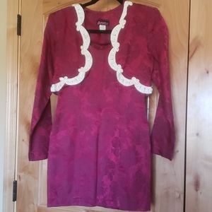 New Frederick's of Hollywood dress with bolero jacket - NWOT